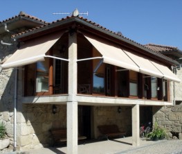 Toldos de braço recto
